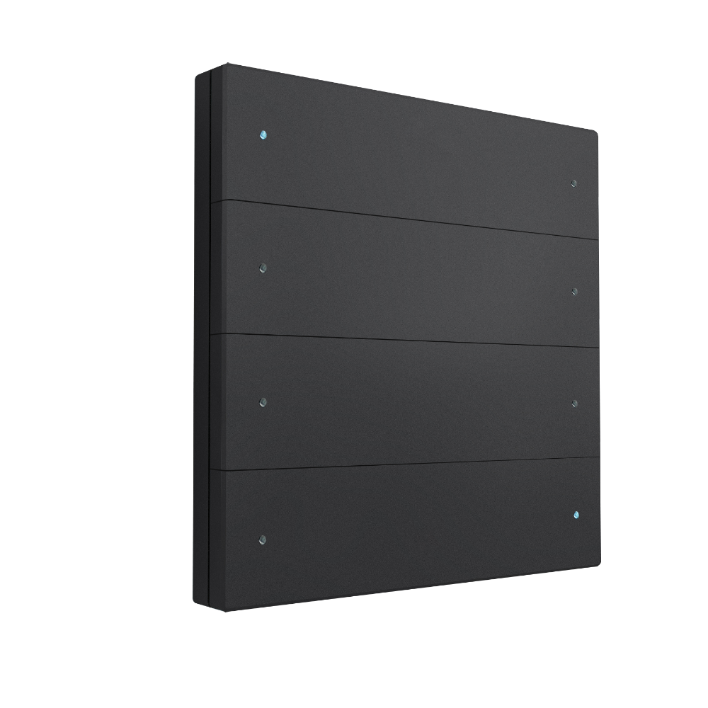 Сценарный выключатель iRidi [DB-00-1-86-0405] 4-кл Berlin 00-1, Bus77, Черный